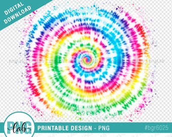 Rainbow Tie Dye Background Splash PNG, tie dye sublimation background splash / tie dye splash / tie dye pattern / printable background, PNG