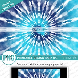blue and teal tie dye digital paper, tie dye sublimation background, tie-dye pattern JPG, digital download, clip art