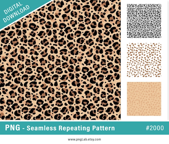 Animal Print Seamless Pattern - Printable Animal Print Background - Animal Print Design - PNG/JPG 12x12 digital paper / Digital Download