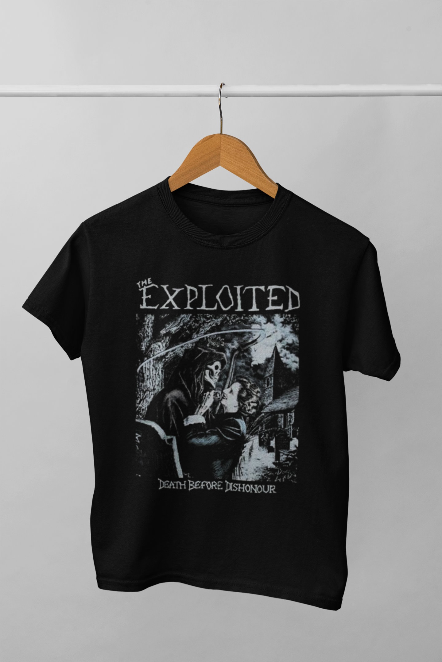 Nouveau T-shirt "The Exploited Fu k le système" DTG Imprimé TEE-S-7XL 