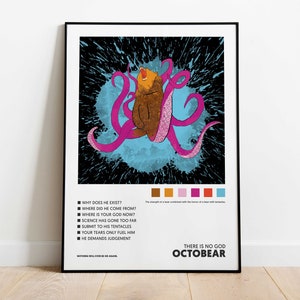 Octobear Print, Octopus Print, Bear Print, Animal Print, Animal Art, Home Décor, Wall Art