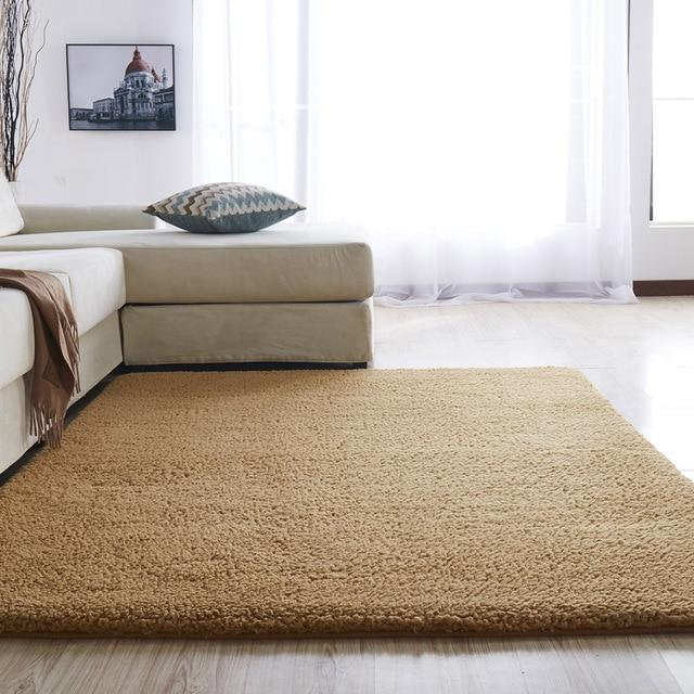 Airy Delicate Microfiber Area Rug Etsy