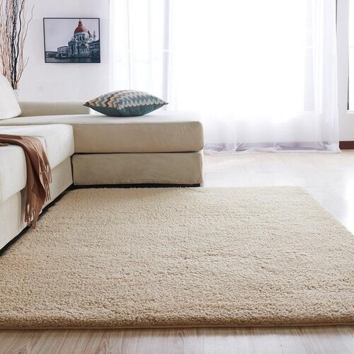 Airy Delicate Microfiber Area Rug Etsy