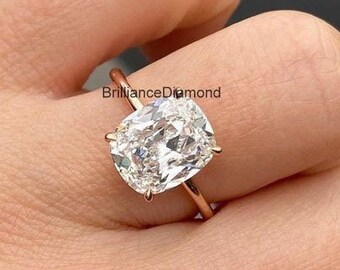 Fiery 9 X 7 MM 2.25 Carat Colorless Elongated Old Mine Cushion Cut Loose Moissanite 4 Ring Gift Earring Pendant Wholesale Price
