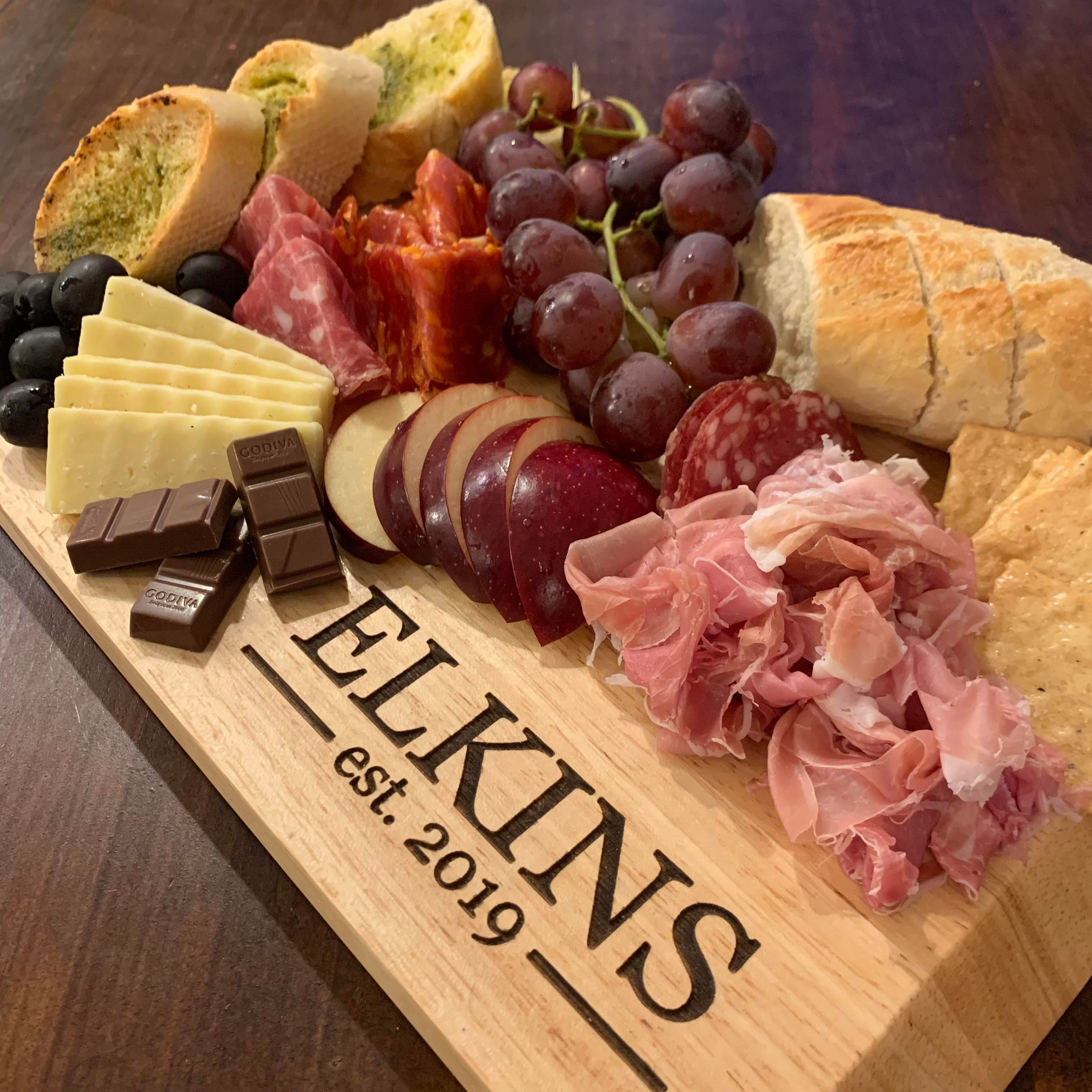 Simple Custom Charcuterie Board Etsy