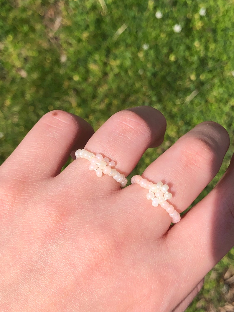 Flower bestie rings