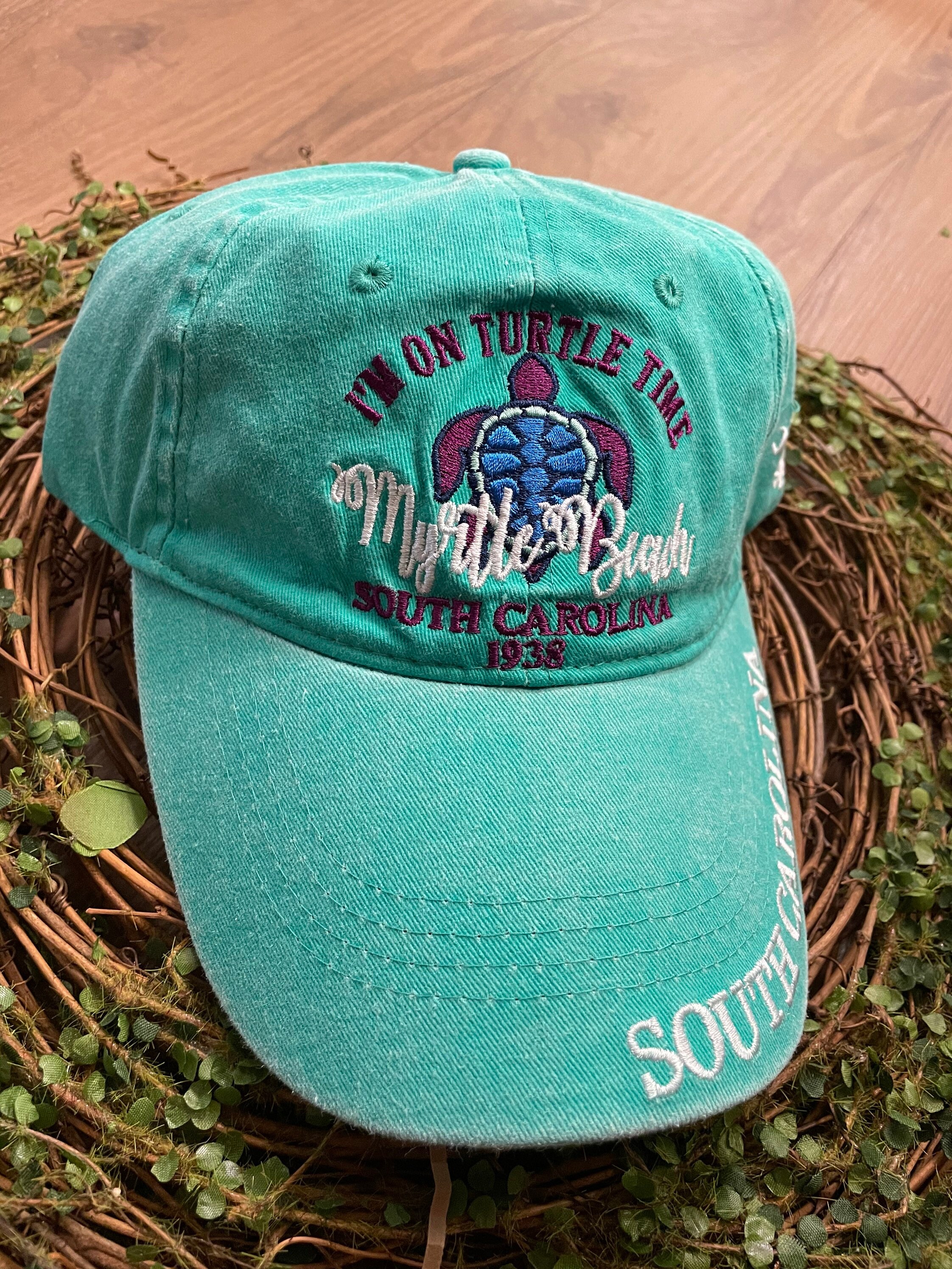 Myrtle Beach Souvenir Hat Grand Stand Summertime Beach Turtle Etsy