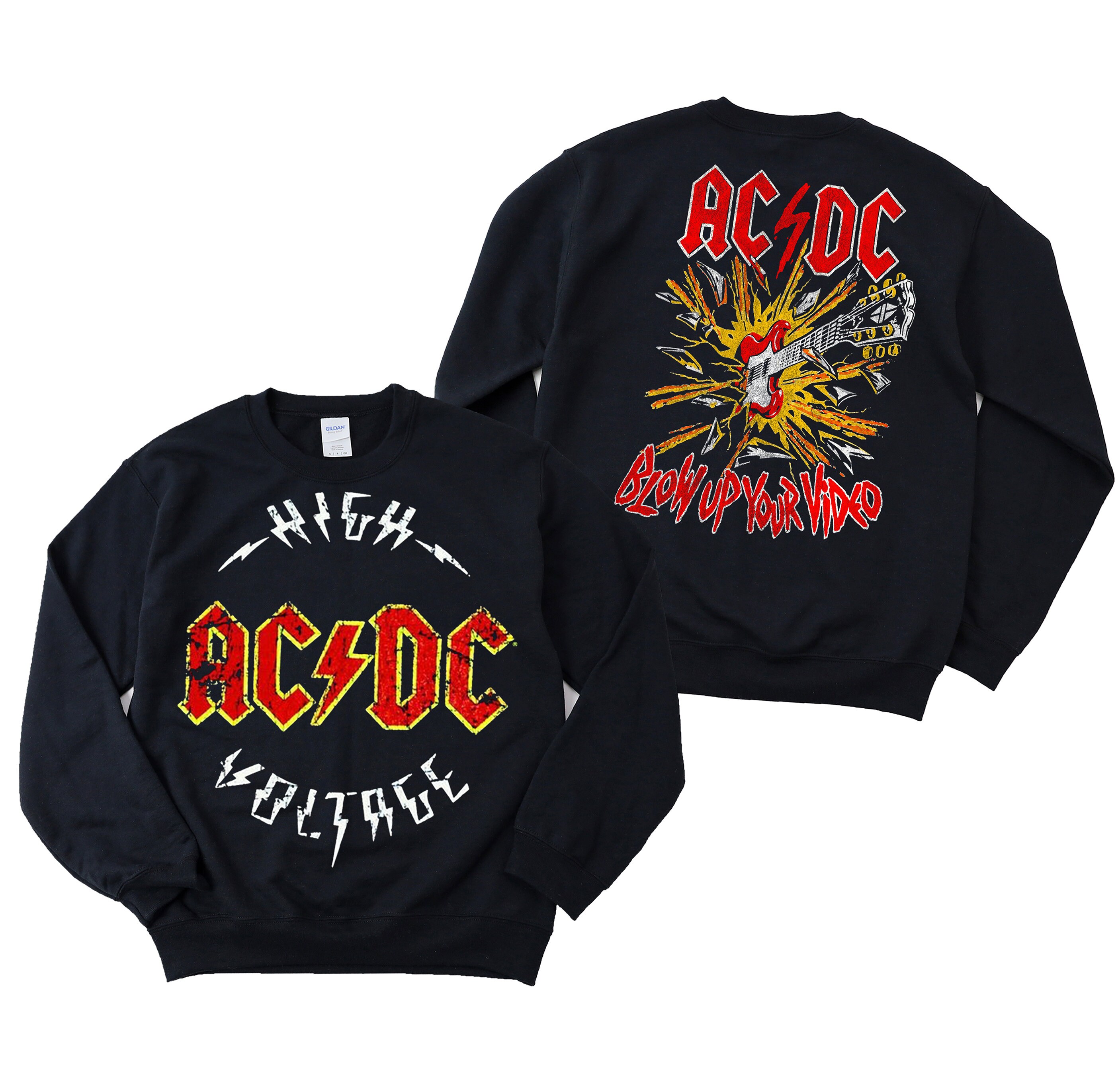 Vintage ACDC 1980 Tour Tee,ac/dc Blow Up,rock Music,, Back in Black ...