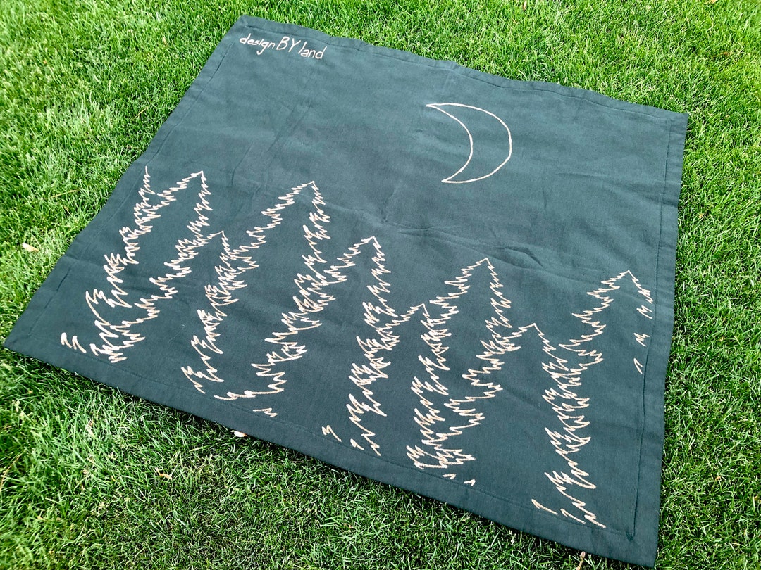 Camp Blankets Stadium Blanket Bleacher Blanket Pine Tree Etsy
