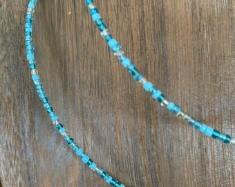 Beaded Necklace | Choker | Choker Necklace | Necklace | Seed Beads | Natural Necklace | Beaded Jewelry | Beaded Choker | Stocking Stuffer