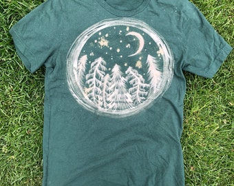 Pine Tree T-Shirt | Forest Green T-Shirt | Circle Pine T-Shirt | Green Shirt | Tree Lover Shirt | Gifts for Hikers | Fathers Day Gift