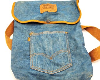 Levi Denim Backpack - Etsy