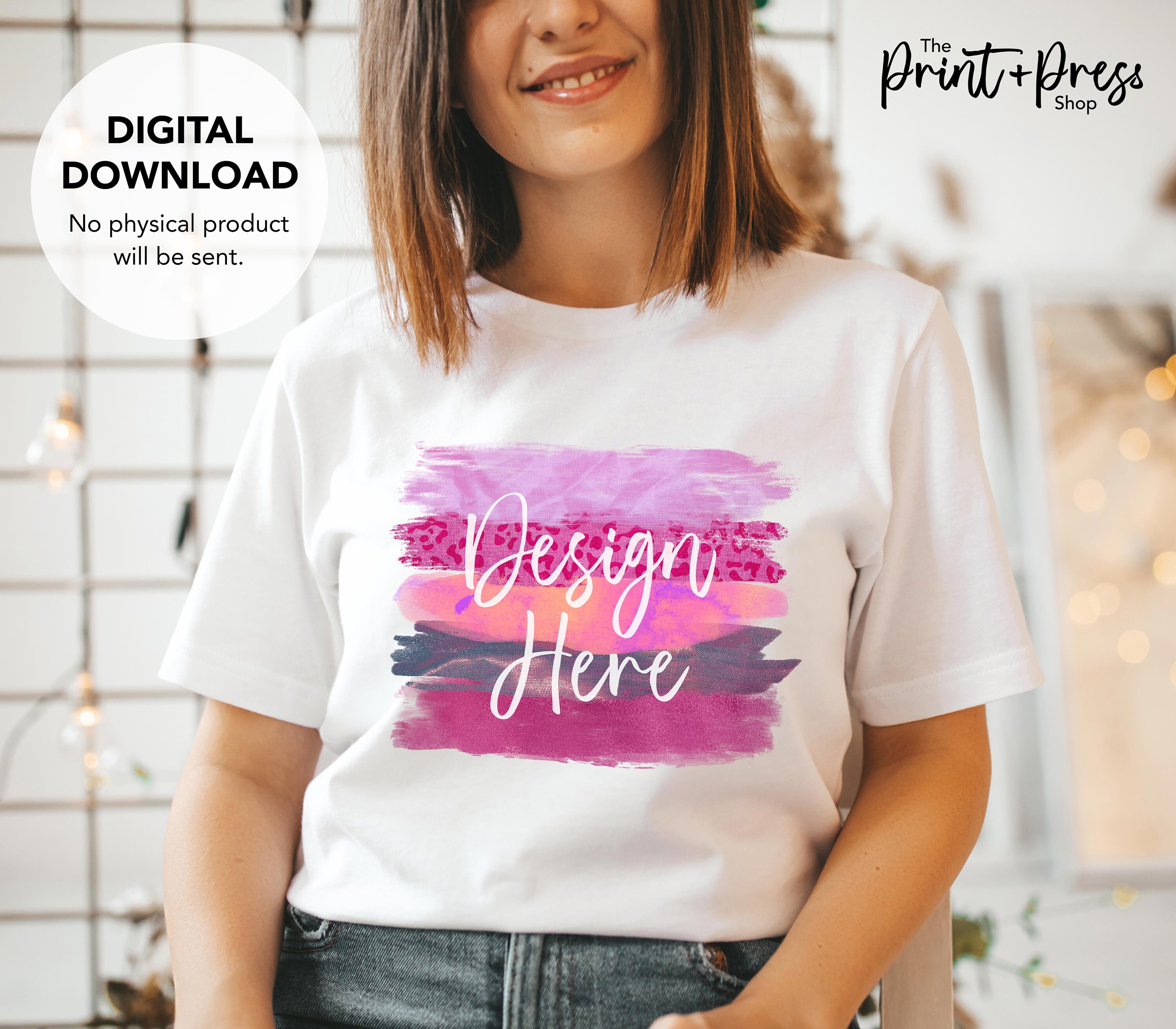 Pink Sublimation Background PNG File Brushstroke Design | Etsy