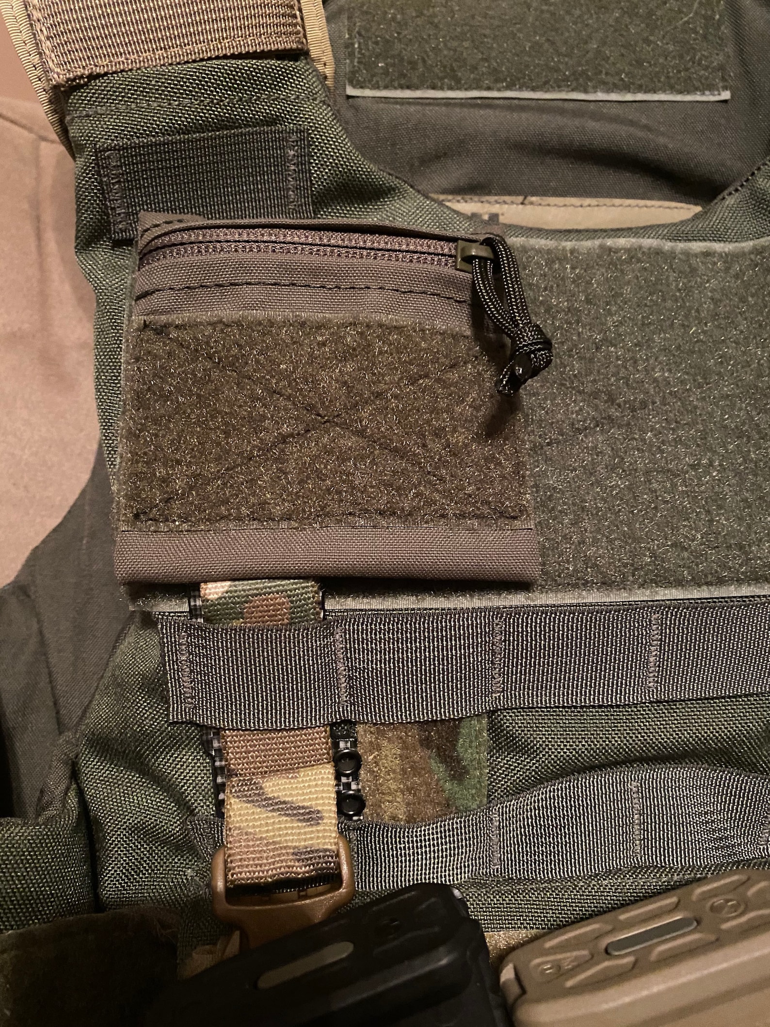 4x4 Ranger green Velcro attachable zipper pouch Etsy