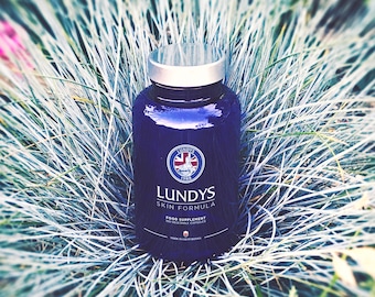 Lundys vitamintillskott - hudformula, 100 kapslar med vegetabiliskt skal