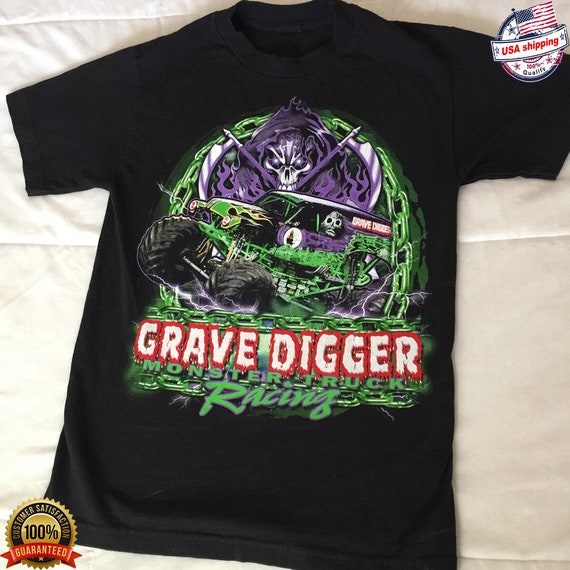 Vintage Grave Digger Shirt Monster Truck Racing Shirt Unisex | Etsy