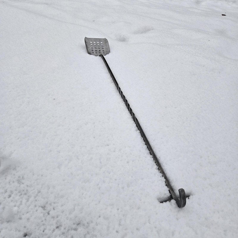 Hand-Forged Coal Shovel & Dutch Oven Lid Lifter Combo