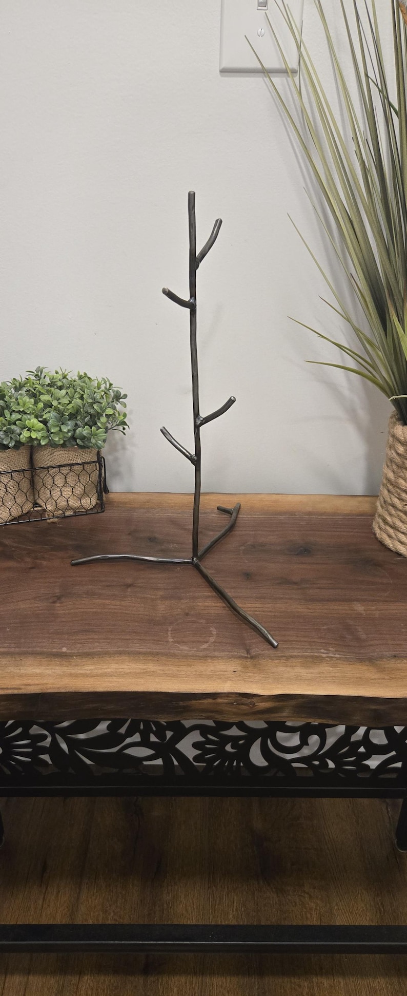 Rustic Coffee Mug Tree for Kitchen Organization image 9