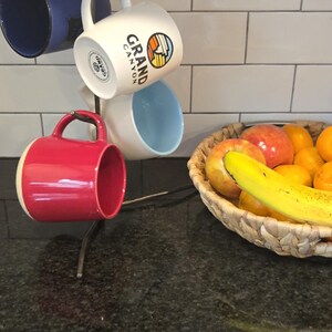 Rustic Coffee Mug Tree for Kitchen Organization image 7