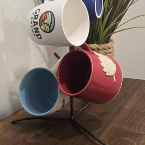 Rustic Coffee Mug Tree for Kitchen Organization image 5