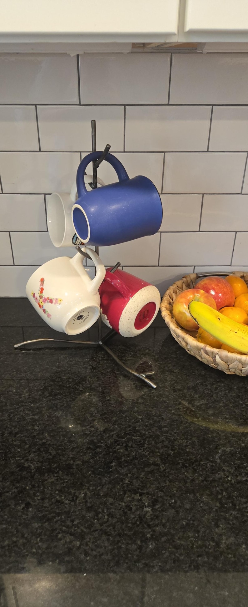 Rustic Coffee Mug Tree for Kitchen Organization image 6