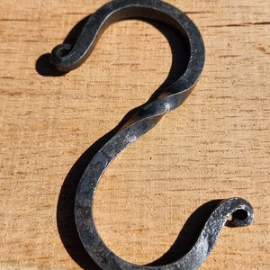 Hand Forged Twisted S Hook