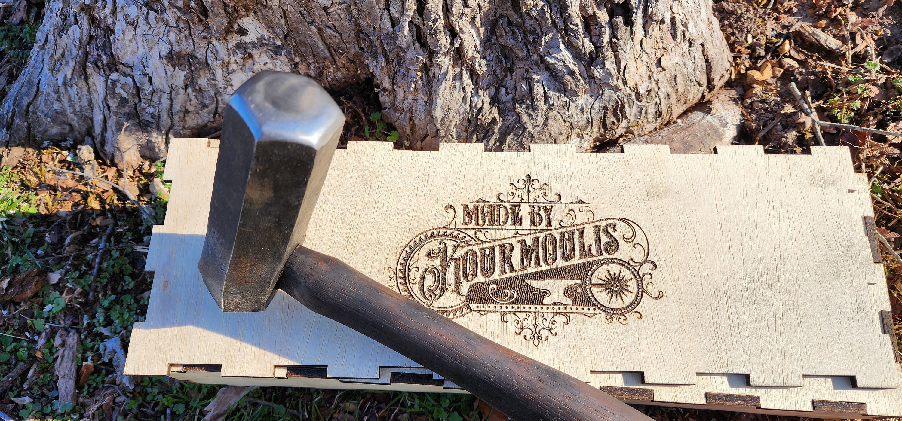 Dog Head Hammer – Blacksmithing & Knife Making Tool – Forged Steel