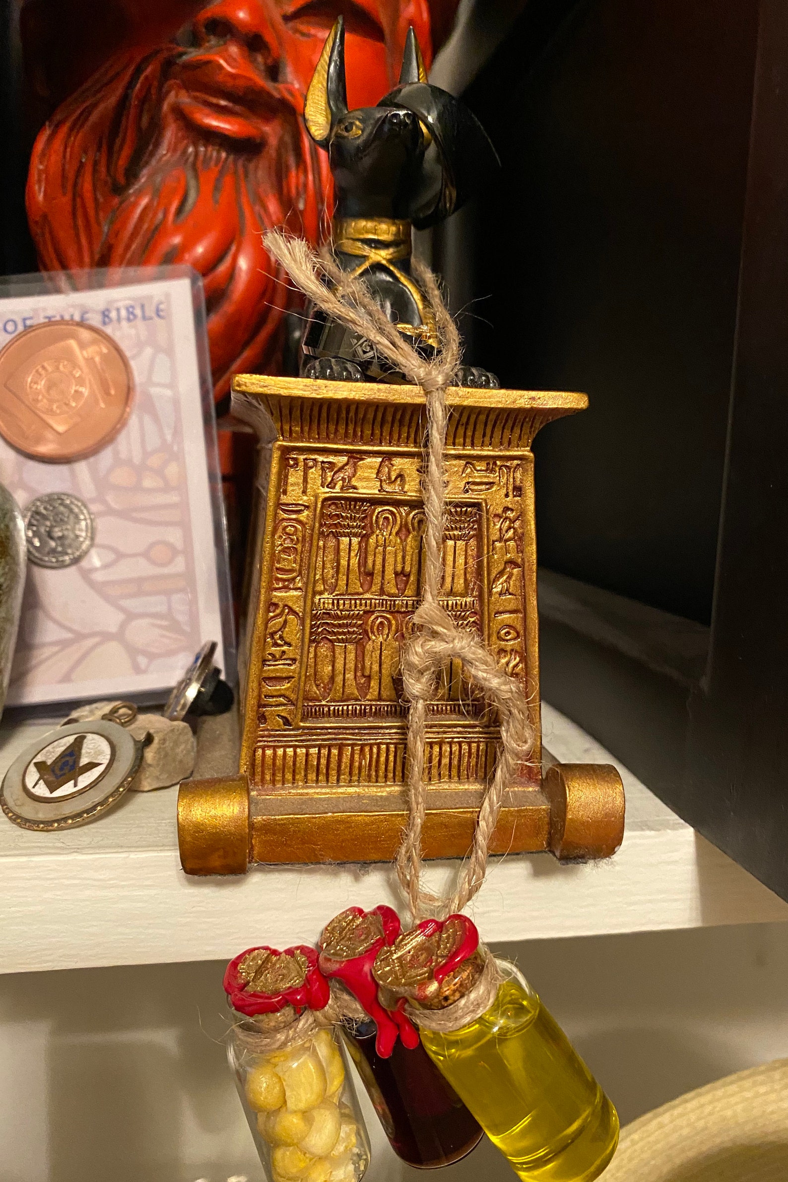 Freemason Corn Wine and Oil Set for Fellowcraft Etsy