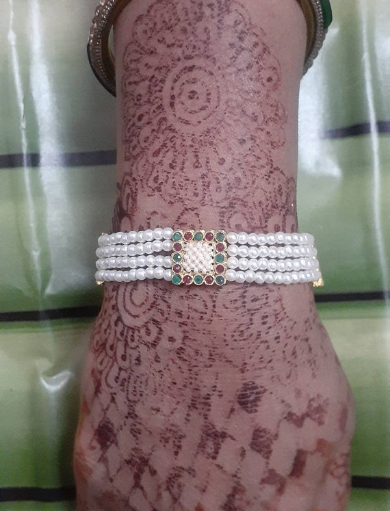 Indian Beaded Bracelet Indian Traditional Bracelet Beaded | Etsy