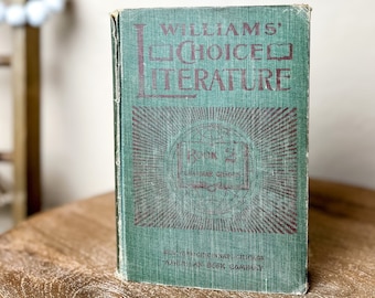 Livre de littérature Williams' Choice 2 1898 | Livre ancien rare