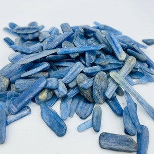 50g Blue Kyanite, Blue Meditation Stone, Natural Kyanite, No Clearing Crystals, Kyanite, Polished Kyanite, Kyanite Blades, Feng Shui Crystal