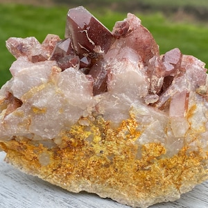 Red Quartz, Orange Quartz, Orange River Quartz, Rare Quartz, Rare clusters, Hematite quartz, Hematoid quartz, Africa Crystals, Red Hematite
