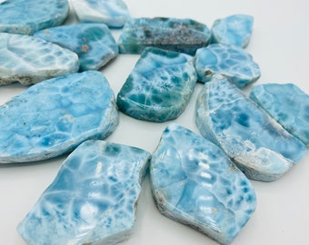 High Quality Larimar Palm Stone from Dominican Republic Incredibly Rare Meditation Stone No 14 LOT 13 High Quality Larimar Palm Stone from Dominican Republic Incredibly Rare Meditation Stone No 14 LOT 13