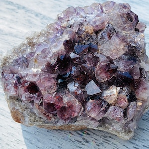 Red Amethyst, Auralite 23, Auralite-23, Auralite-23 Cluster, Crystal Cluster, Thunder Bay Amethyst, Rare Crystals, Natural Crystal, Elestial