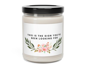 This Is The Sign You've Been Looking For Scented Soy Candle | Apple Harvest Scent