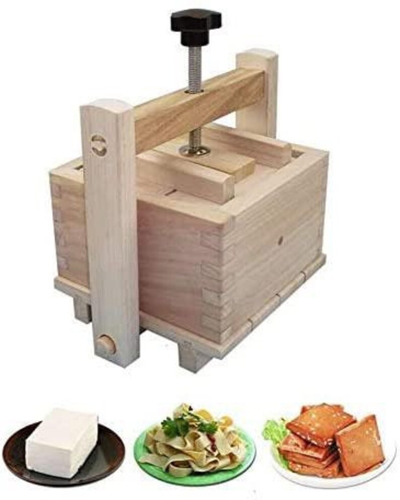 Homemade Wood Tofu Maker/Press Set to Make Delicious Tofu for Etsy