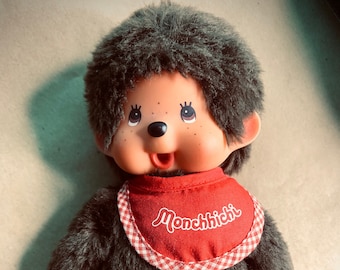 ヴィンテージ 70 年代 希少 モンチッチ 猿 瞬き目 ぬいぐるみ