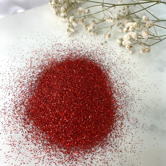 Ruby Red Fine Glitter Choose Your Size Polyester, Nail Glitter, Resin,  Crafts 