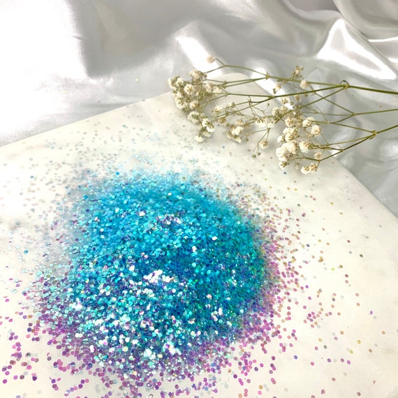 Arctic Blue Iridescent Chunky Glitter Choose Your Size Polyester, Nail  Glitter, Resin, Crafts 