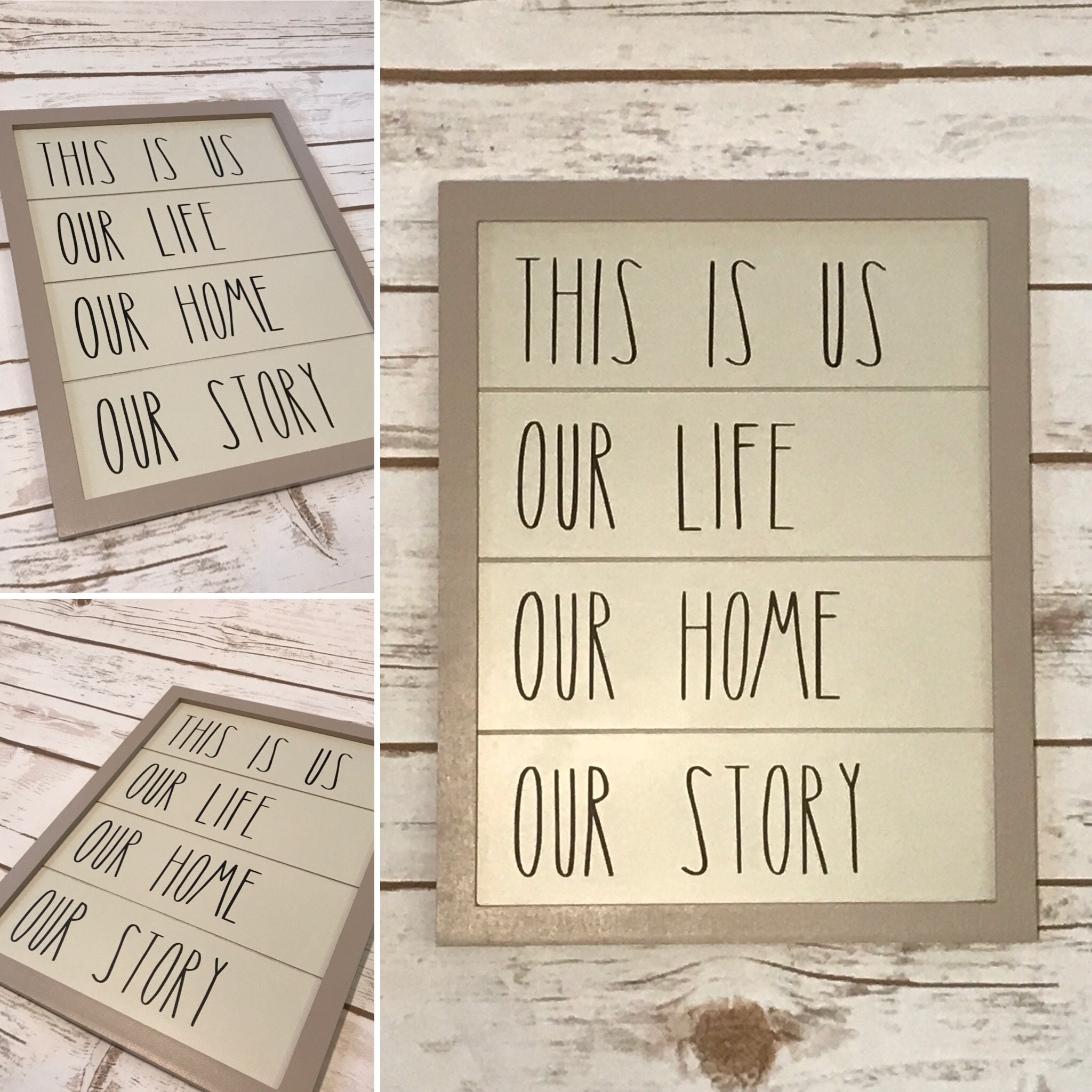 This Is Us Sign This Is Us Wall Art This Is Us Decor Etsy