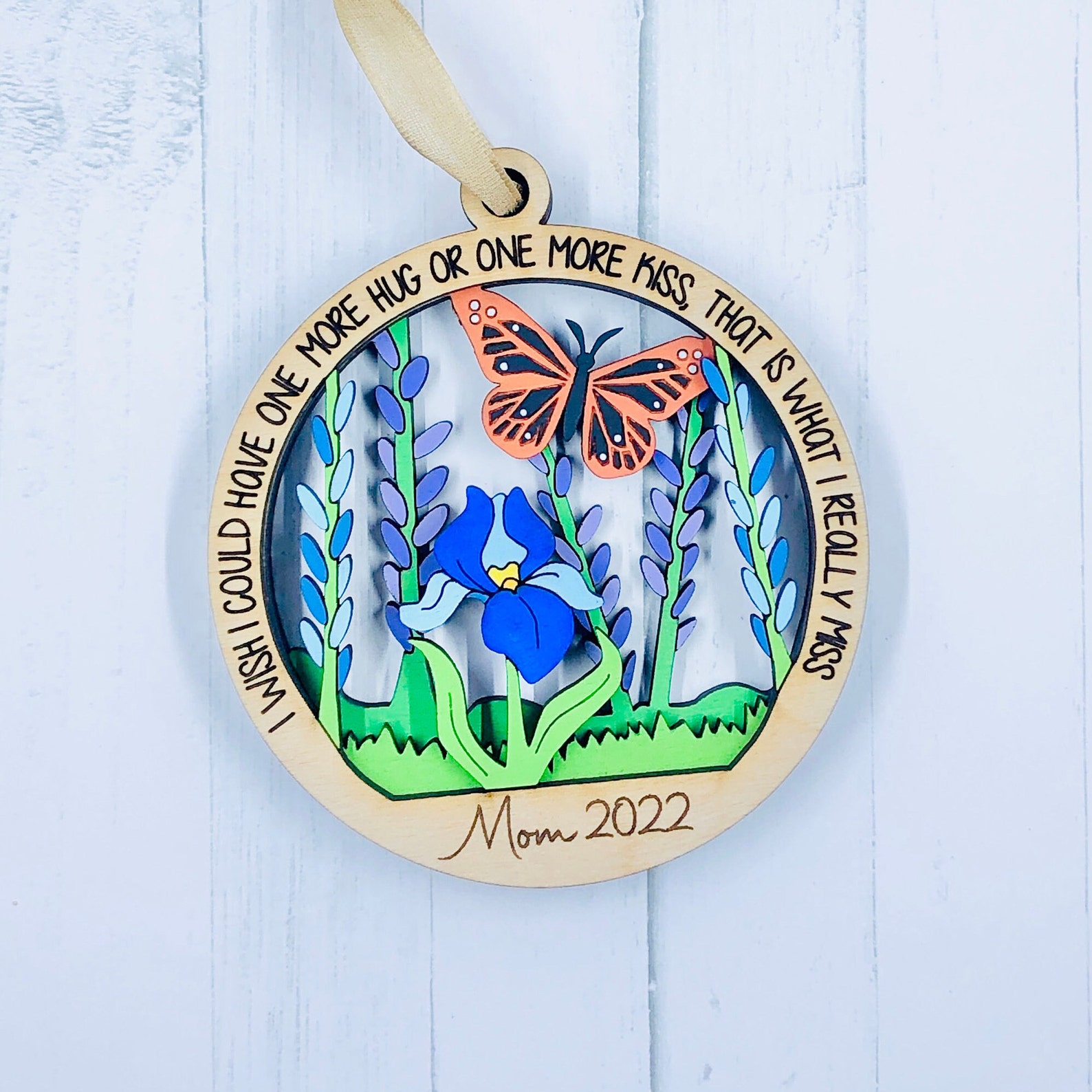 Memorial Butterfly Gift Butterfly Kisses Gift in Loving Etsy