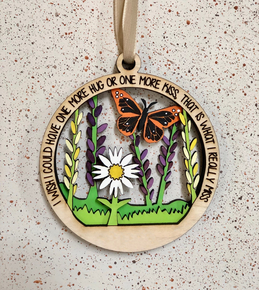 Memorial Butterfly Gift Butterfly Kisses Gift in Loving Etsy