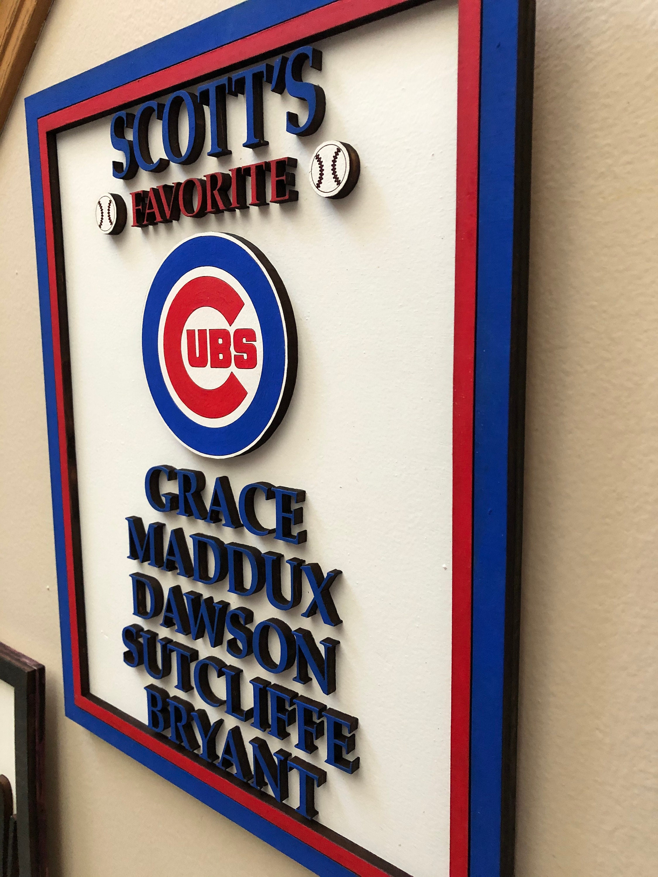 Custom Sports Sign Wooden sports sign Sport Fan Wooden Wall Etsy