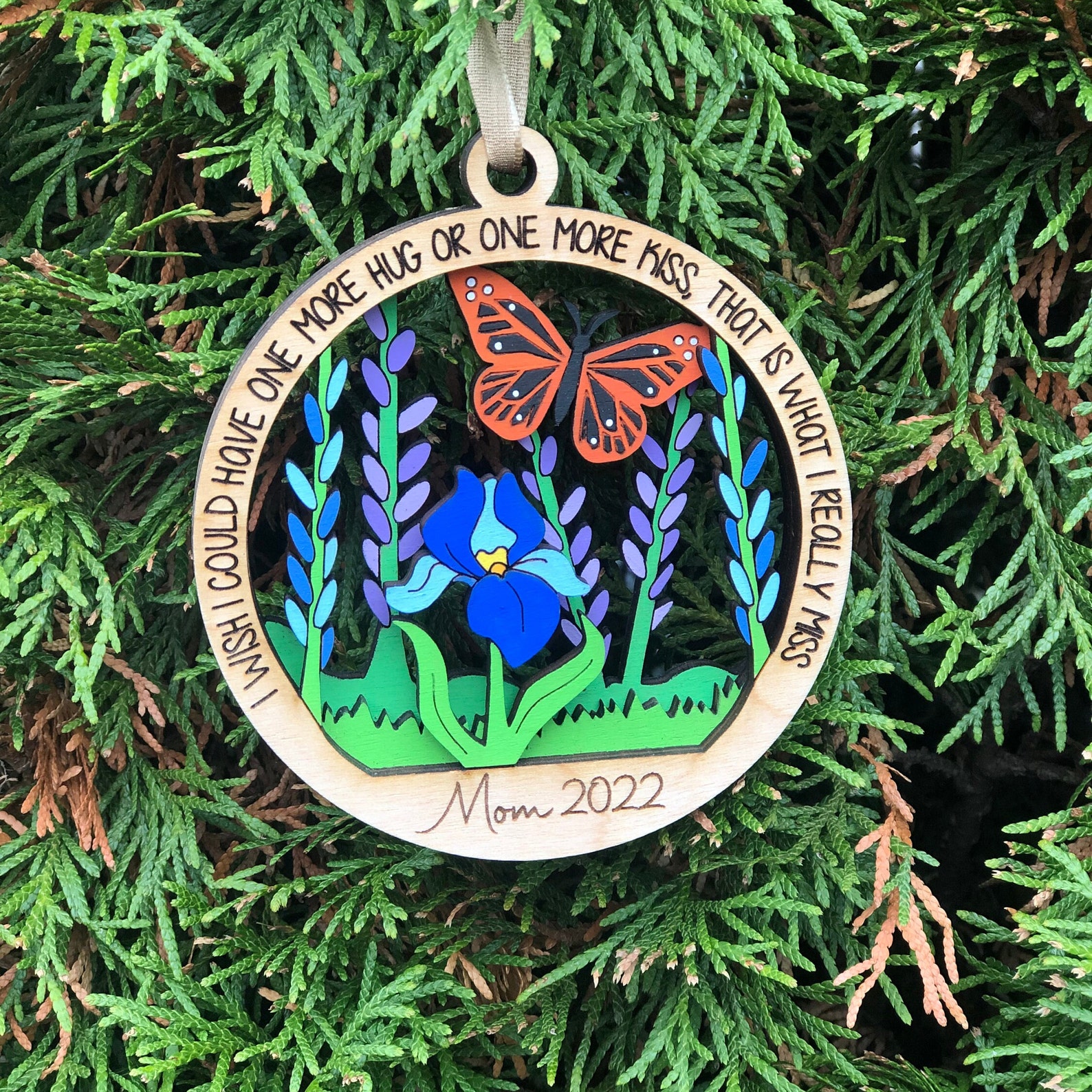 Memorial Butterfly Gift Butterfly Kisses Gift in Loving Etsy