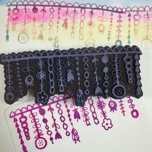Dangly Doodle - Foam Stamp designed by Kae Pea