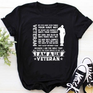 Veterans Shirt / Veterans T-shirt / Dad Shirt / Papa Shirt / Veterans Day Gift / I Am A US Veteran Shirt