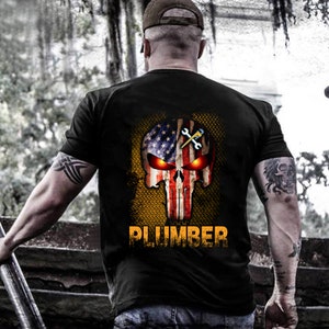 Plumber Xmas Shirt / Plumber Hoodie / Plumber Shirt / Plumber T-shirt / Plumber Gift / Skull Plumber Shirt