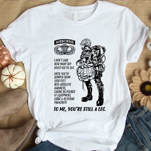 Airborne Shirt / Paratrooper Shirt / Paratrooper T-shirt / Paratrooper Hoodie / Paratrooper Gift / Airborne I Don't Care Shirt