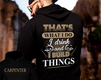 N/a I Didn't Build It Hoping For Standard College Hoodie Printed Carpenter N/a I Didn't Build It Hoping For Standard College Hoodie Printed Carpenter