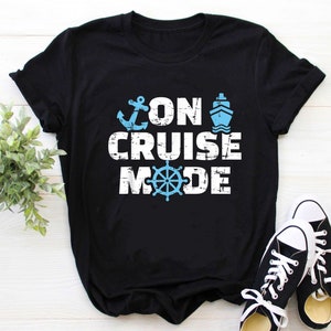 Auf Kreuzfahrt-Modus-Shirt, Kreuzfahrt-Shirt, Kreuzfahrt T-Shirt, Shirt für Familie Kreuzfahrt, Kreuzfahrt Shirt Mädchen Reise, Kreuzfahrt Reise Shirt